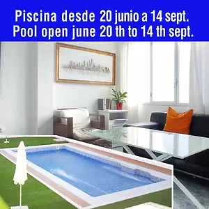 Triana, Lovely Flat+pool Apartamento